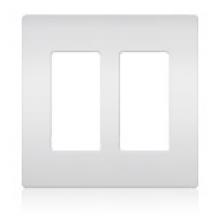 Marchand Electric Items CW-2-WH - Lutron - 2-Gang Wallplate