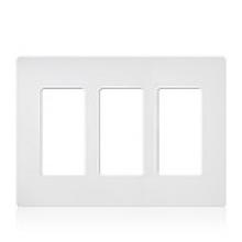 Marchand Electric Items CW-3-WH - LUTRON - 3-Gang Wallplate