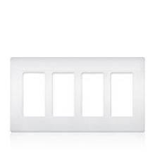 Marchand Electric Items CW-4-WH - LUTRON - 4-Gang Wallplate