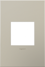 Legrand Canada AWC1G2SN4 - Satin Nickel, 1-Gang Wall Plate