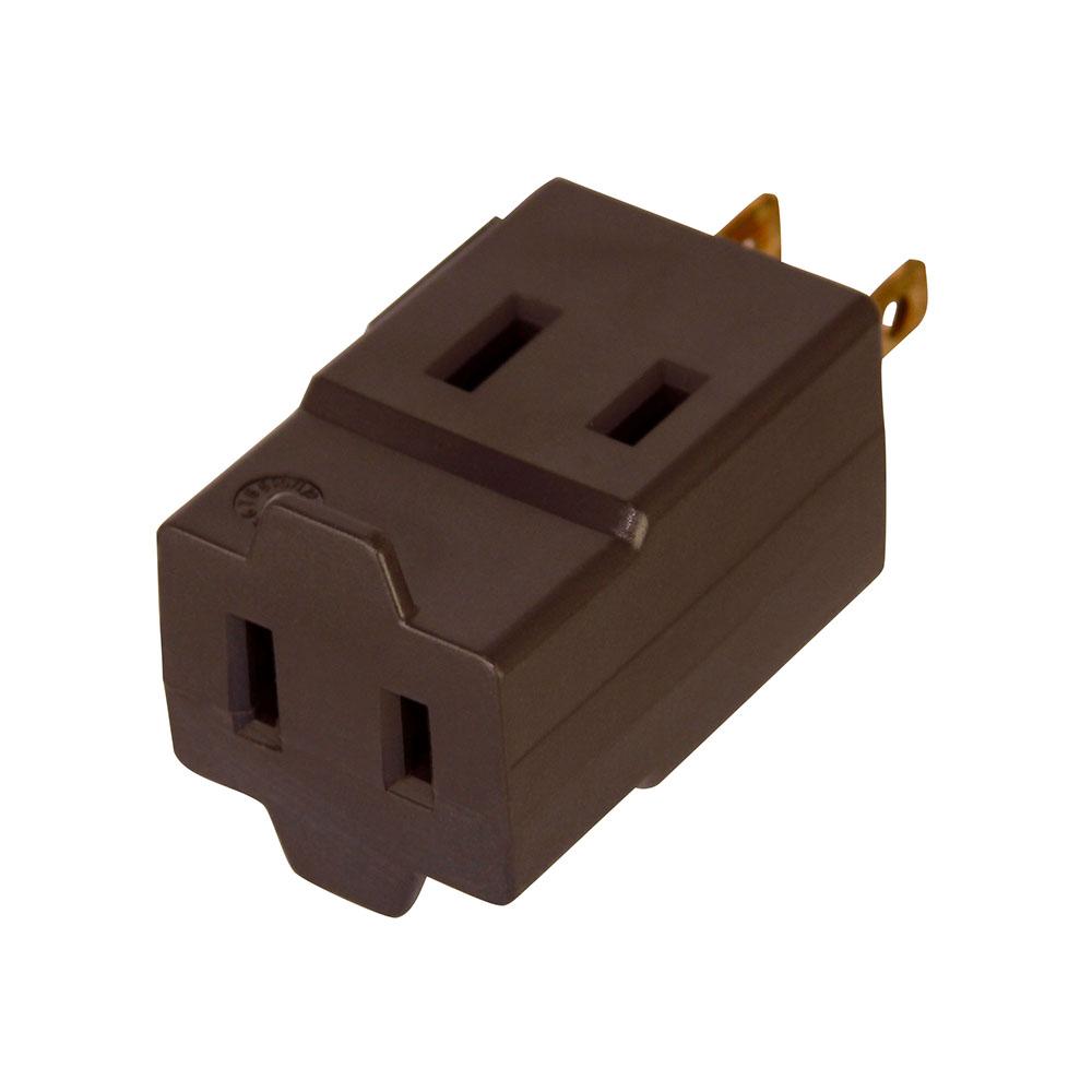 Cube Tap 3 Outlet 15A 125V 2P2W Pol BR
