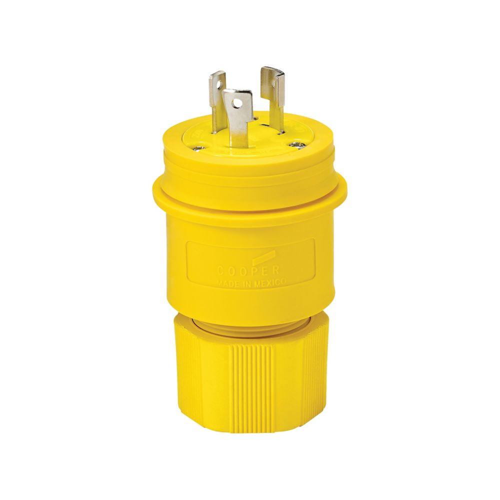 Plug WT 30A 250V 3PH 3P3W H/L BK