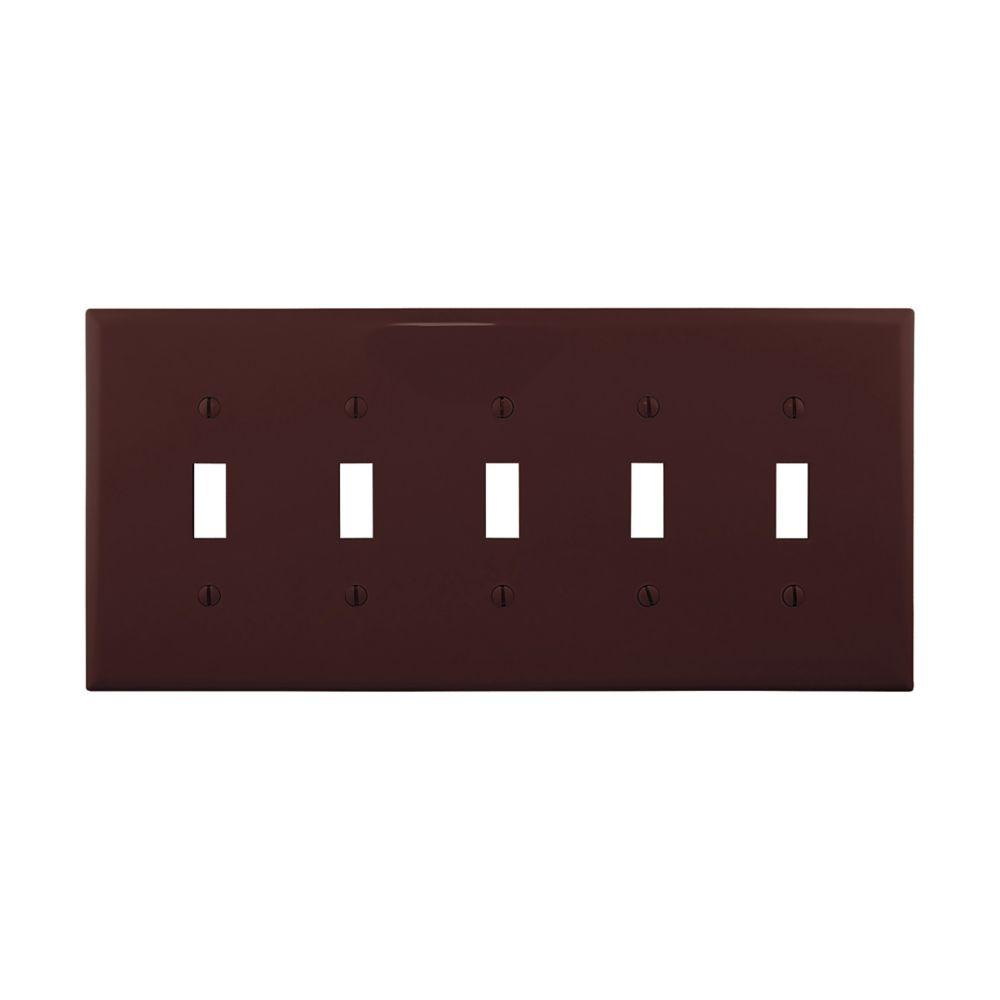 Wallplate 5G Toggle Poly Mid BR