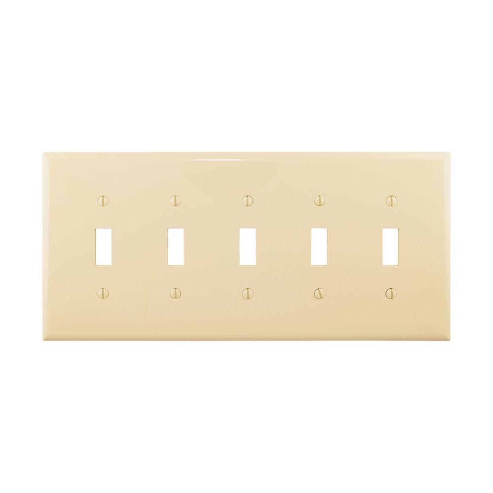 Wallplate 5G Toggle Poly Mid IV