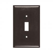 Eaton Wiring Devices 2034B-BOX - Wallplate 1G Toggle Thermoset Mid BR