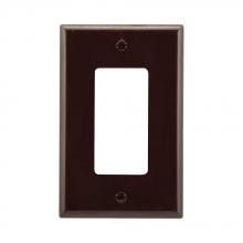 Eaton Wiring Devices 2051B-BOX - Wallplate 1G Decorator Thermoset Mid BR