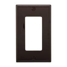 Eaton Wiring Devices 5151B-BOX - Wallplate 1G Decorator Nylon Std BR