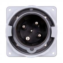 Eaton Wiring Devices AH460B5W - Inlet Pin&Sleeve 60A 600V 3PH 3P4W WT BK
