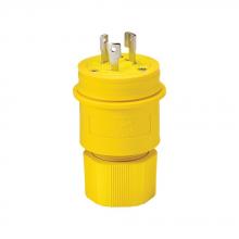 Eaton Wiring Devices L1130PWBK - Plug WT 30A 250V 3PH 3P3W H/L BK