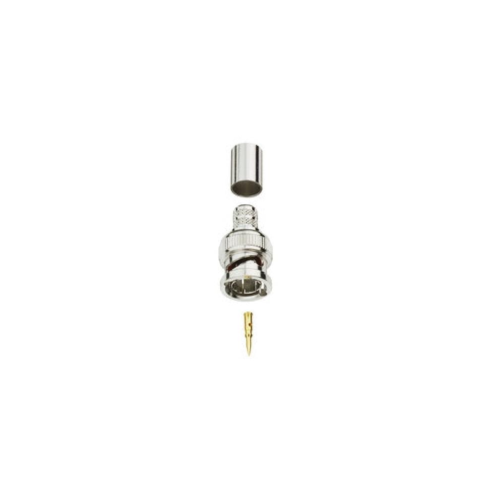 BNC 6 3PC BRASS PLUG