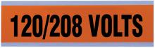 Ideal Industries 44-295 - Voltage & Conduit Marker, 120/208V, Large, 1/Car
