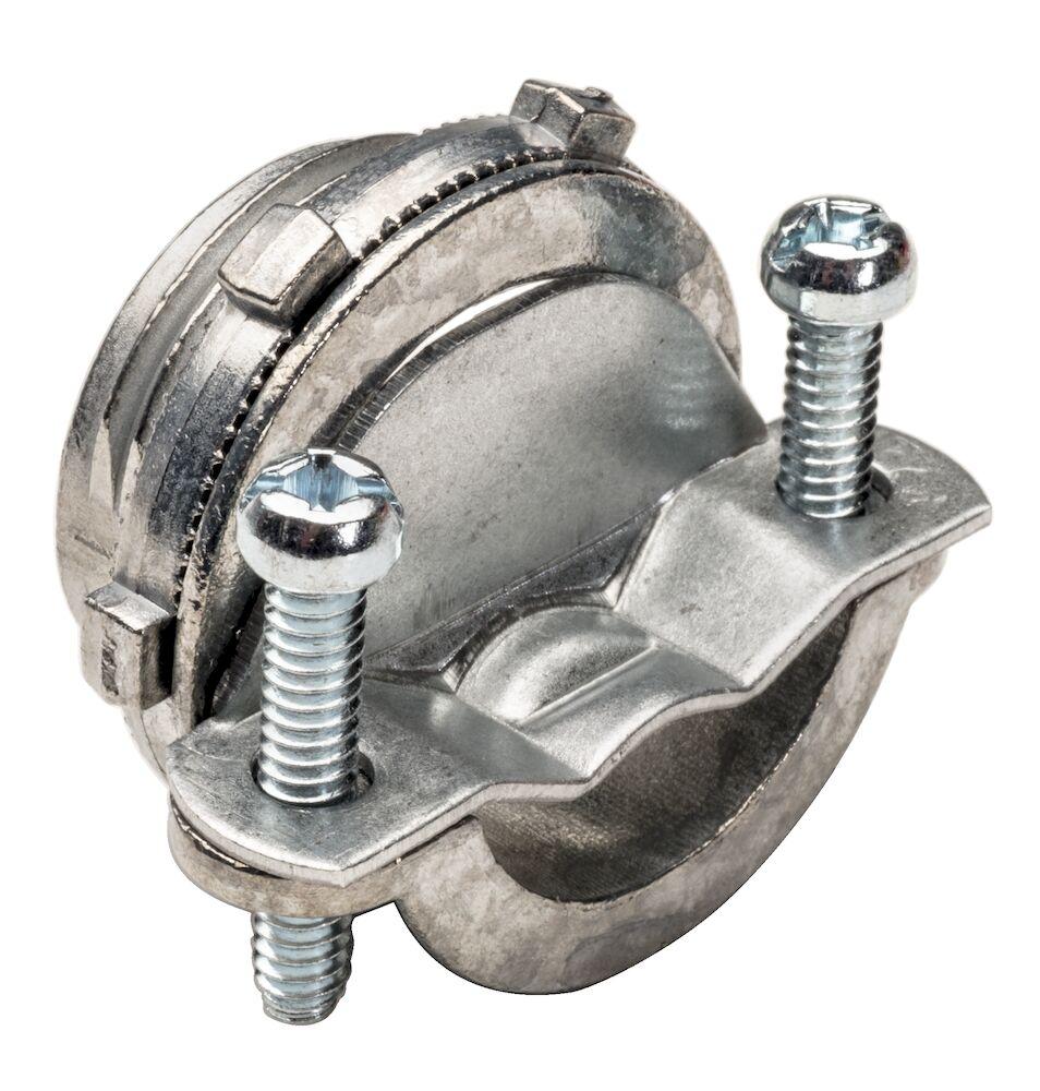 1-1/4&#34;2 SCREW ROUND CONNECTOR10/100