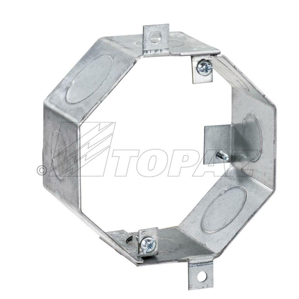 4&#34; OCTAGON CONCRETE RING 2&#34; 1/2 & 3/4 KO