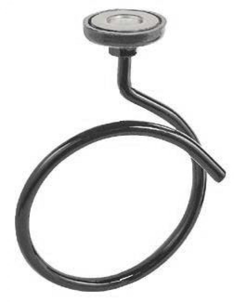 Magntic Bridl Ring 1&#34; Black 15 lb 100pk