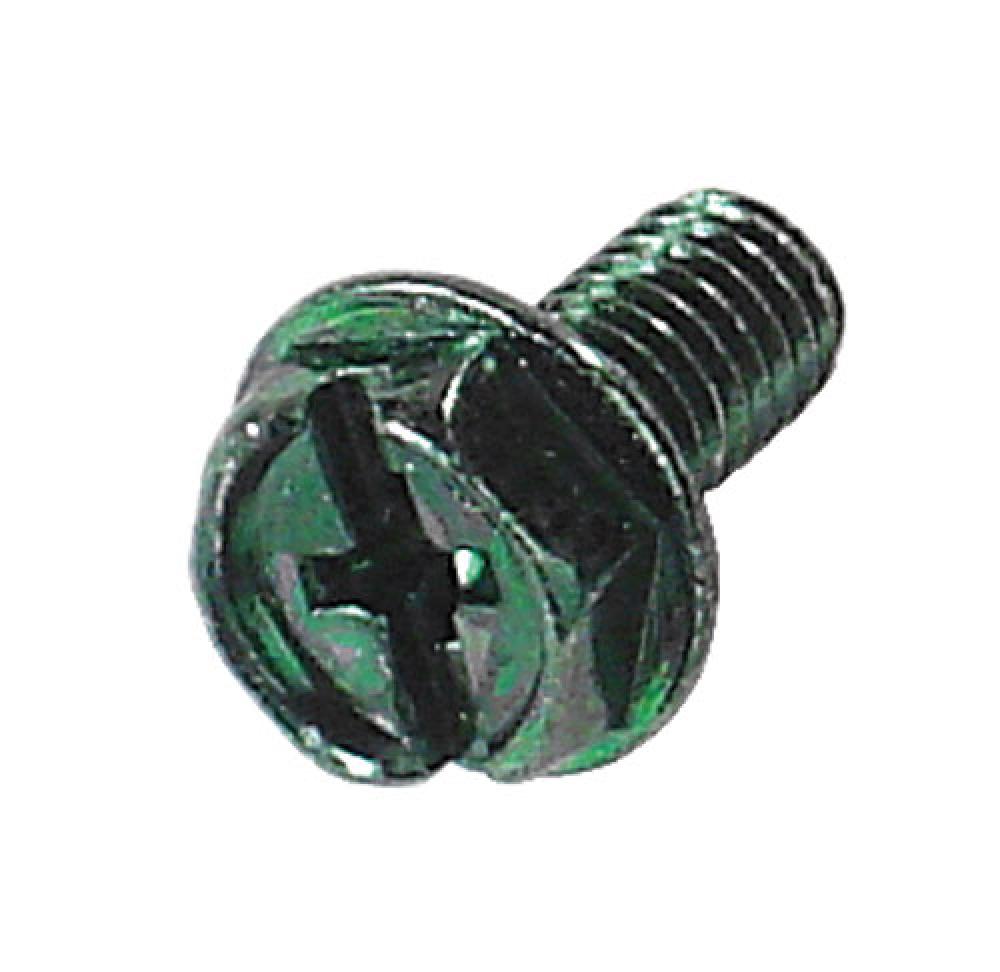 3/8in 10-32 Green Grounding Screw