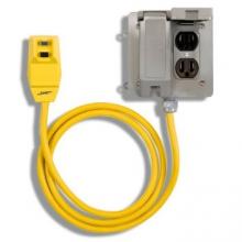 Southwire 14880402-3 - CORD, GFCI 12/3 2' RIGHT ANGLE QUAD BOX