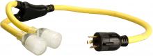 Southwire 019148802 - CORD SET, 10/3 3' STOW YELLOW BLACK