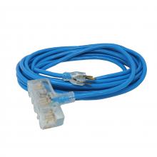 Southwire 032688806 - CORD, HV/LT 14/3 50' SJTW T-S BLUE