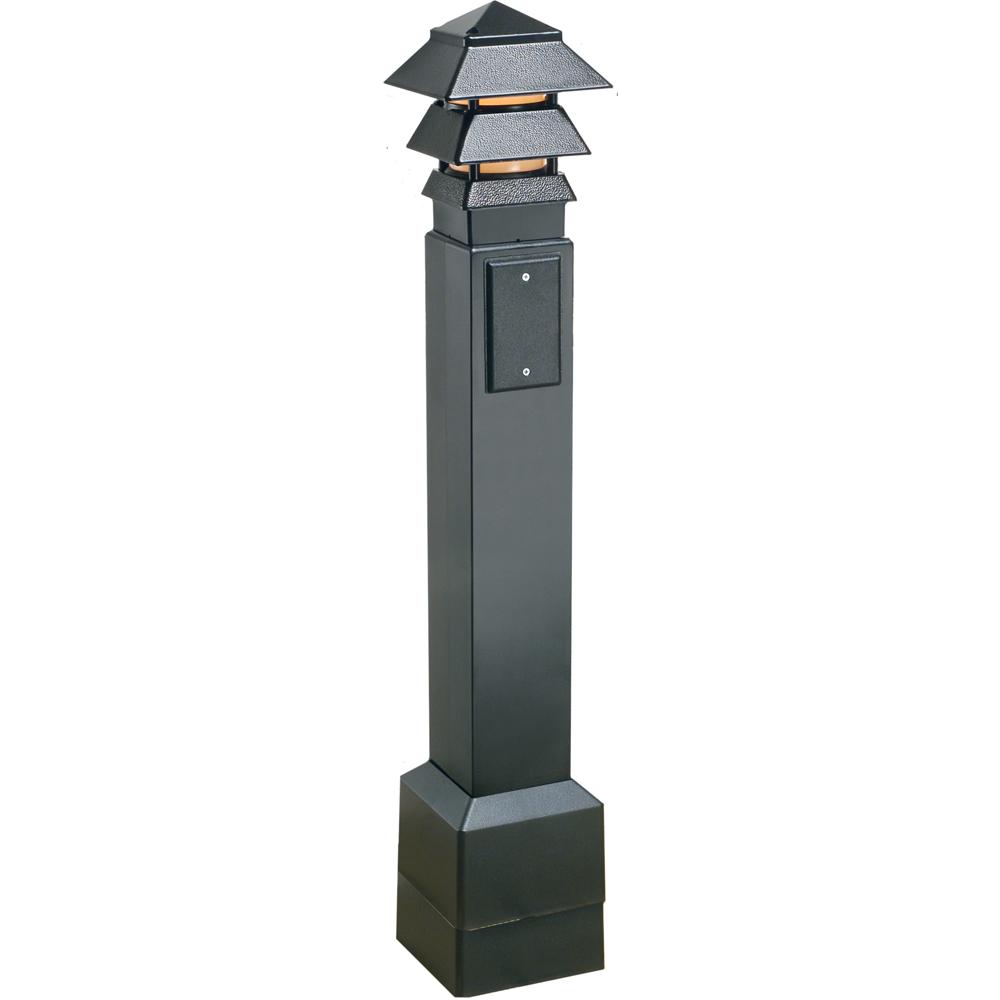 35&#34; GARDNPOST BOLLARD BLACK