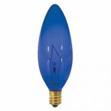 Satco S3218 - 25W CAND TORP BLUE