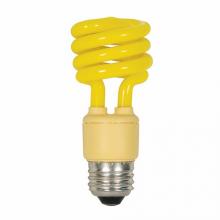 Satco S5511 - 13T2/E26/BUG/120V/1BL YELLOW