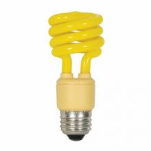 Satco S7267 - 13T2/E26/BUG/120V/1PK YELLOW