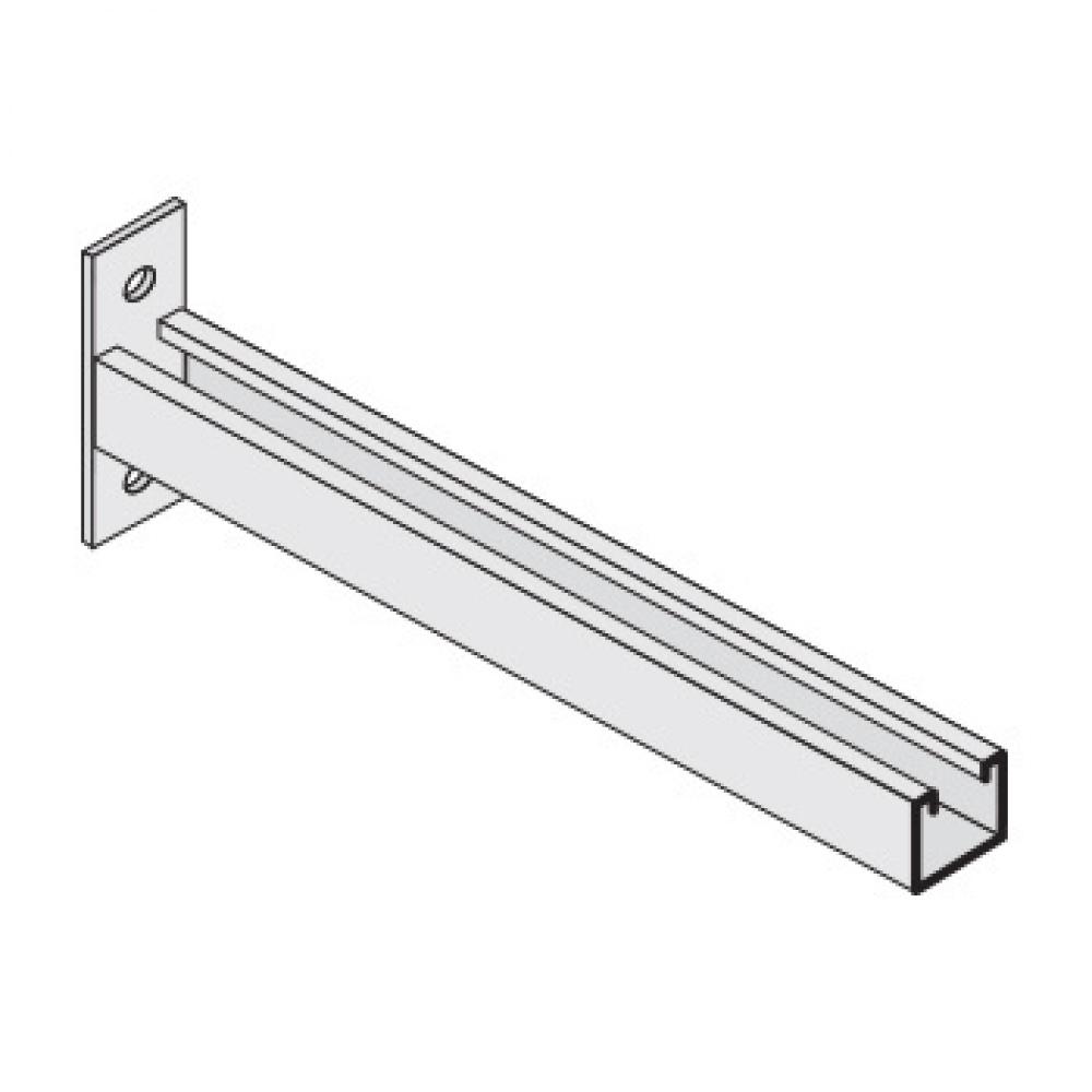 T-0215-13  S6 STEEL SINGLE STRUT BRACKET