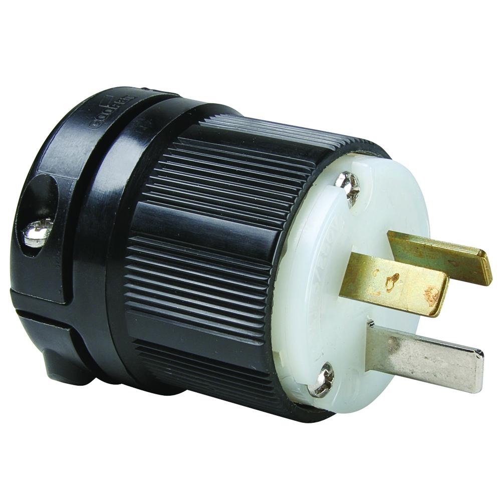 STR BLD PLUG 20A 125/250V RUBBER