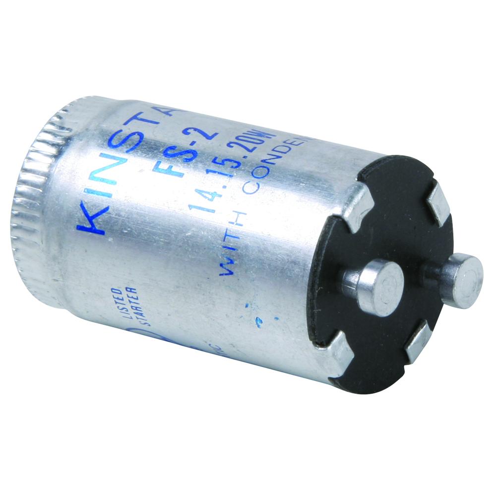 STARTER FLOURES 14,15+20W 2 PINS