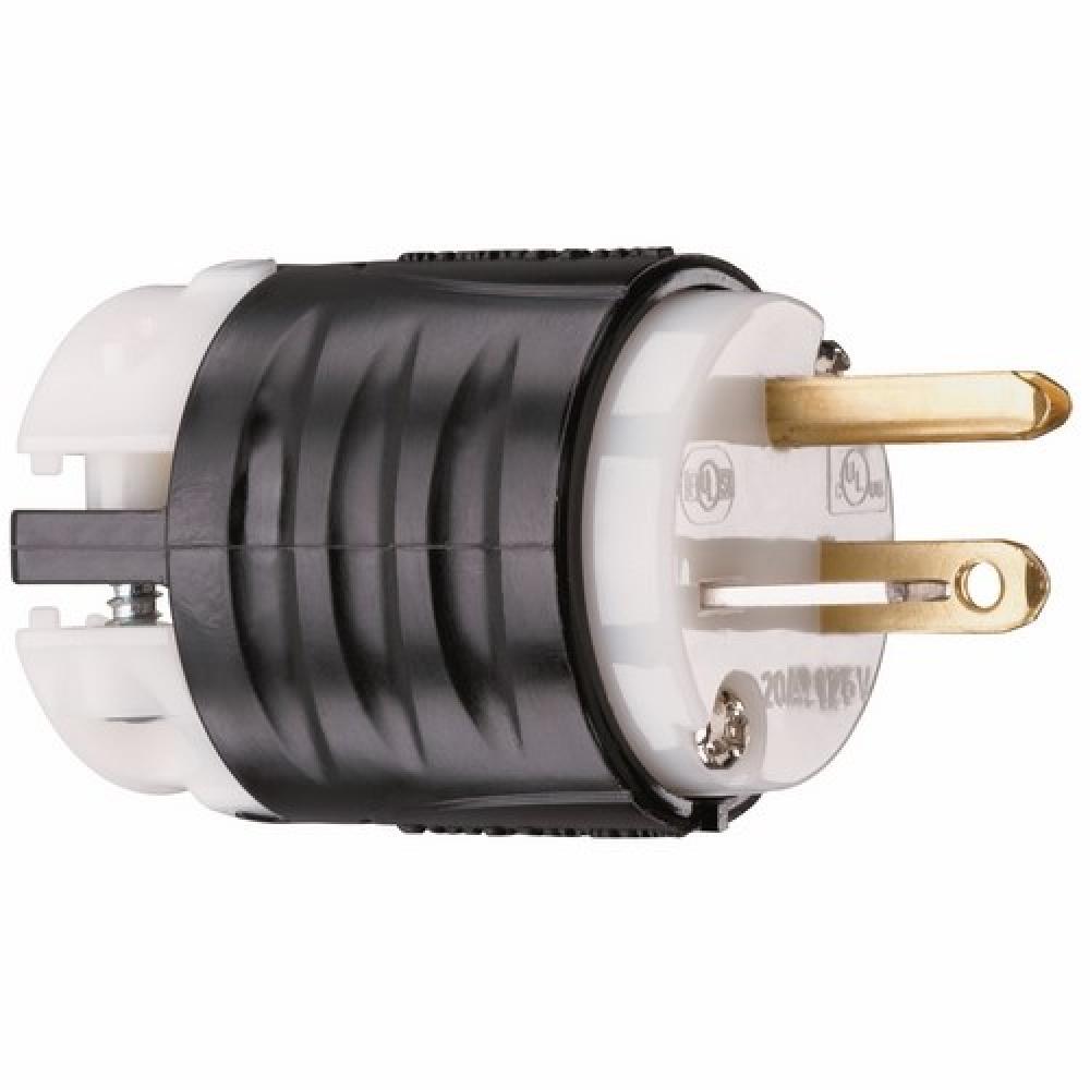 STR BLD PLUG 3W 20A 125V B&W