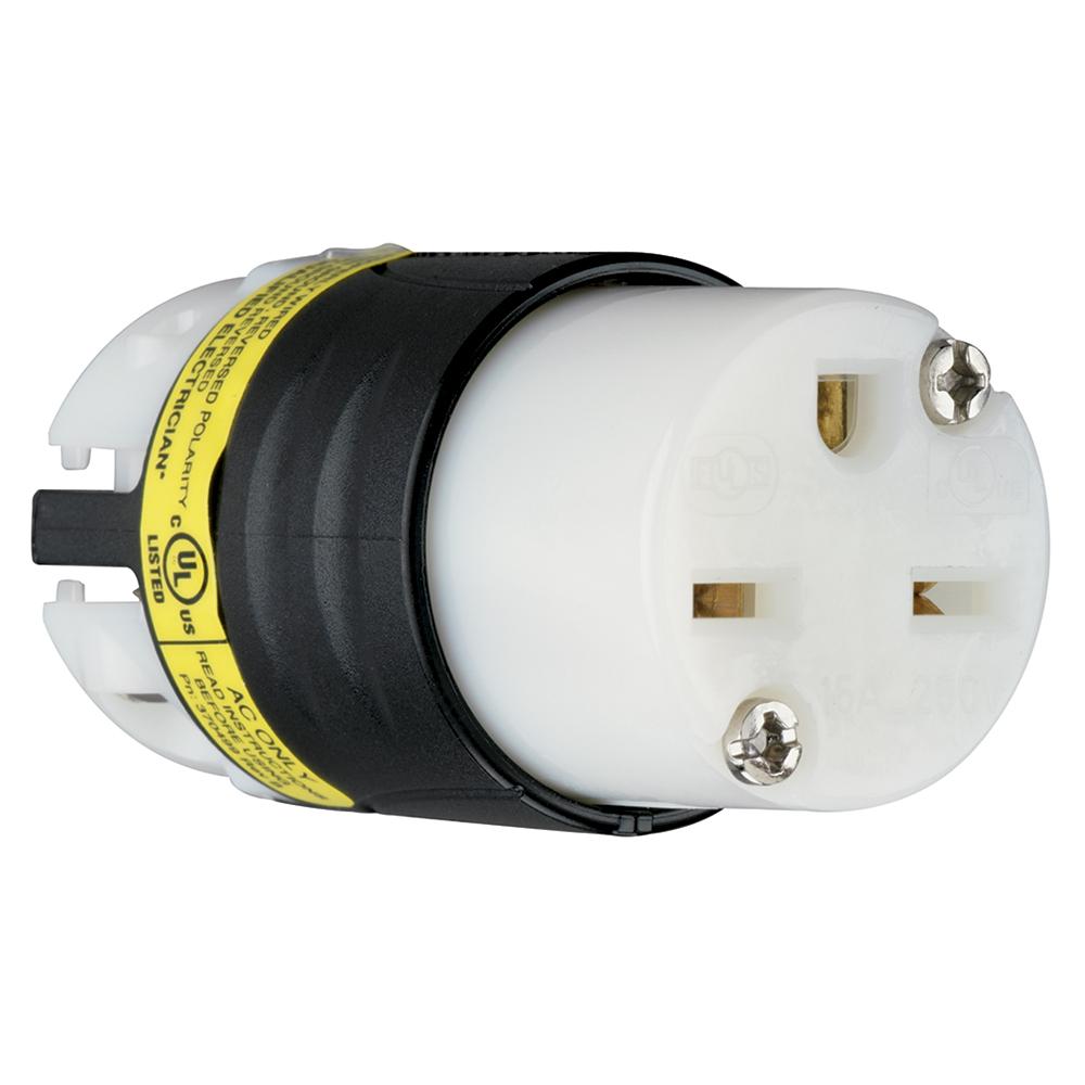 STR BLD GCM CONN 3W 15A 250V