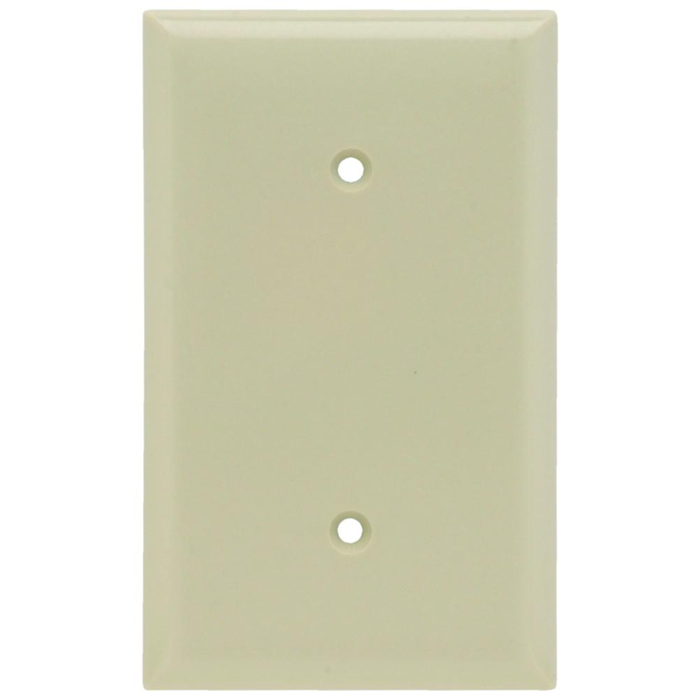 SMOOTH WALL PLATE 1G BLNK STRAP MT I