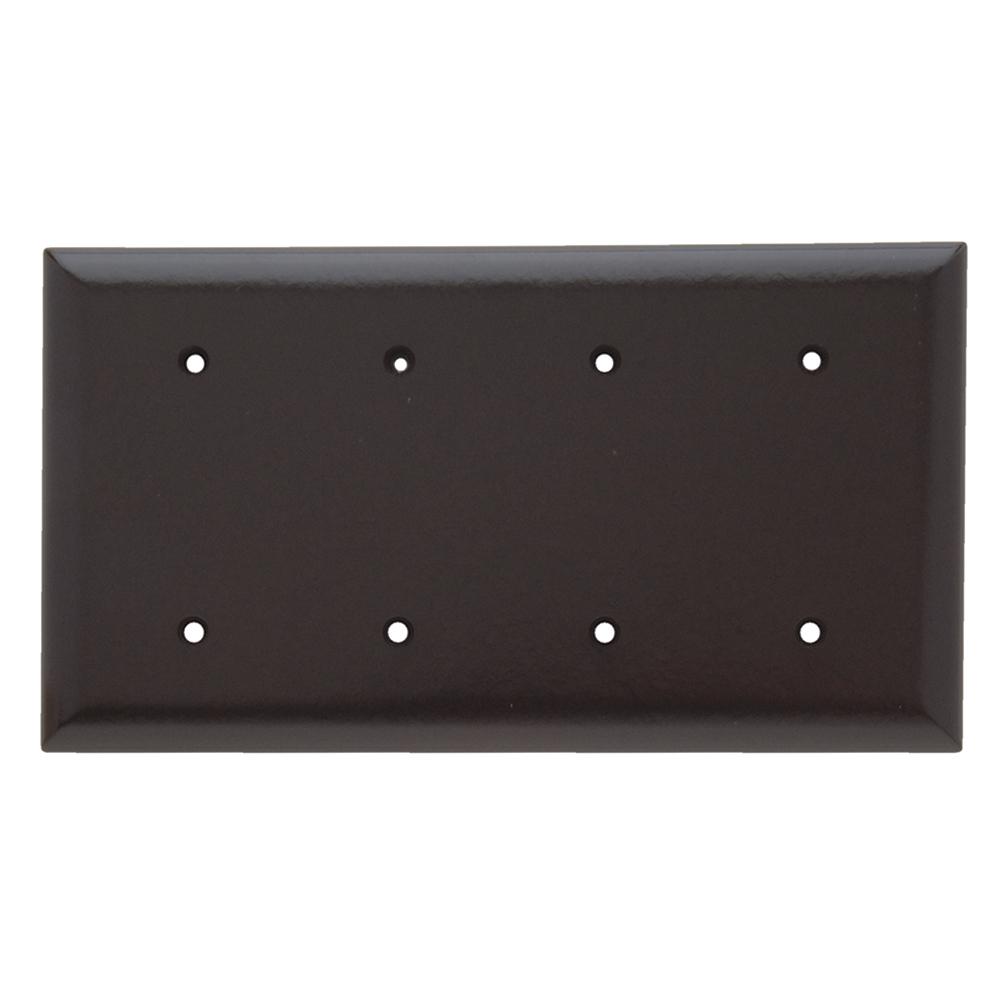 SMOOTH WALL PLATE 4G BLNK STRAP MT