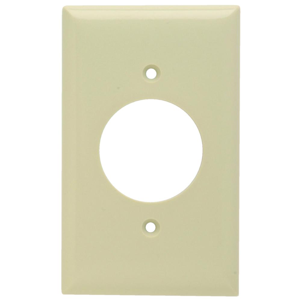 SMOOTH WALL PLATE 1G POWER OUTLET I