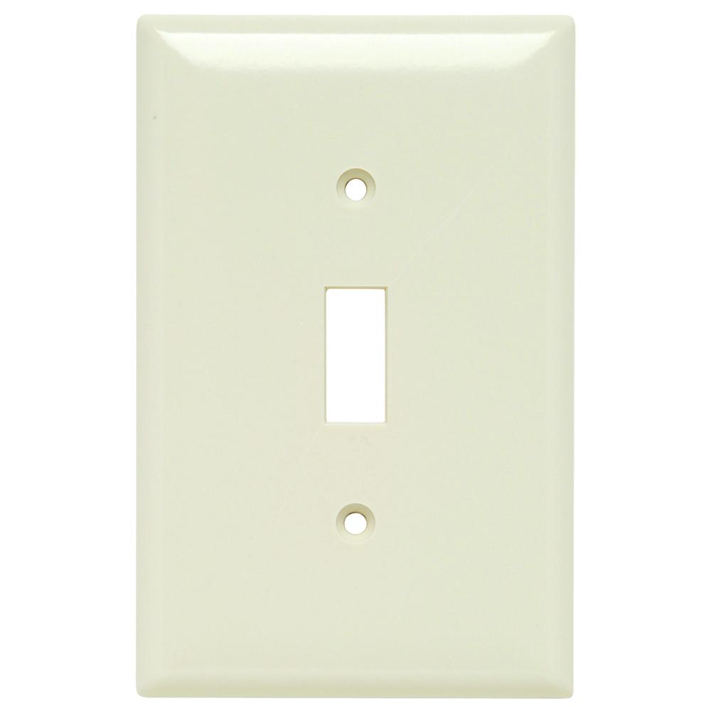 JR JUMBO PLATE 1G 1 TOGGLE LT ALM
