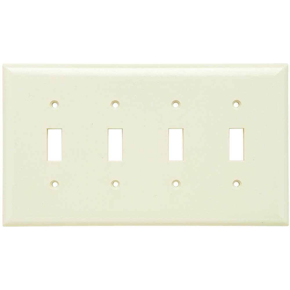 JR JUMBO PLATE 4G 4 TOGGLE LT ALM