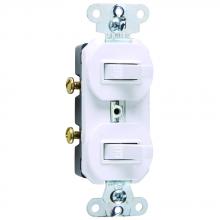 Legrand-Pass & Seymour 670WG - COMBO 2 SWITCHES 1P 20A 120/277V W