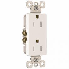 Legrand-Pass & Seymour 885TRW - RADIANT 15A/125V TR DUP RECP WH