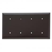 Legrand-Pass & Seymour SP44 - SMOOTH WALL PLATE 4G BLNK STRAP MT