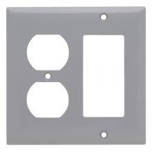 Legrand-Pass & Seymour SP826GRY - SMOOTH WP 1G DUPLEX 1G S'PLEX GRY