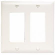 Legrand-Pass & Seymour TP262W - TRADEMASTER PLATE 2G 2 DECOR W