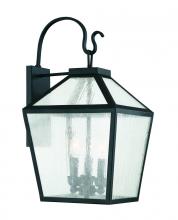 Savoy House Canada 5-101-BK - Woodstock 3-Light Outdoor Wall Lantern in Black