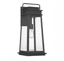 Savoy House Canada 5-814-BK - Boone 1-Light Outdoor Wall Lantern in Matte Black