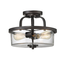 Savoy House Canada 6-6053-2-13 - Tulsa 2-Light Ceiling Light in English Bronze