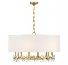 Savoy House Canada 7-4368-6-322 - Dahlia 6-Light Pendant in Warm Brass