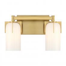 Savoy House Canada 8-4128-2-322 - Caldwell 2-Light Bathroom Vanity Light in Warm Brass