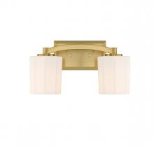 Savoy House Canada 8-7710-2-322 - Whitney 2-Light Bathroom Vanity Light in Warm Brass