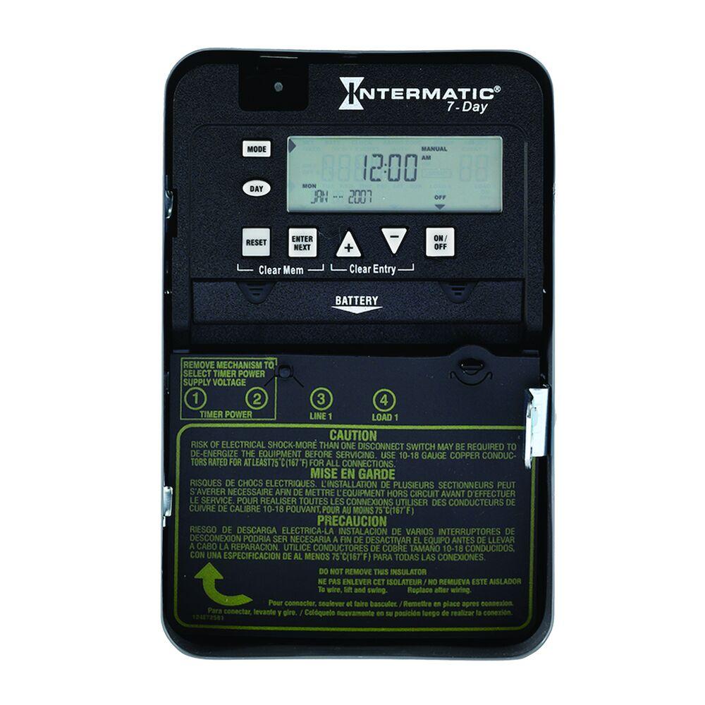 7-Day 1-Circuit Electronic Control, 120-277 VAC,