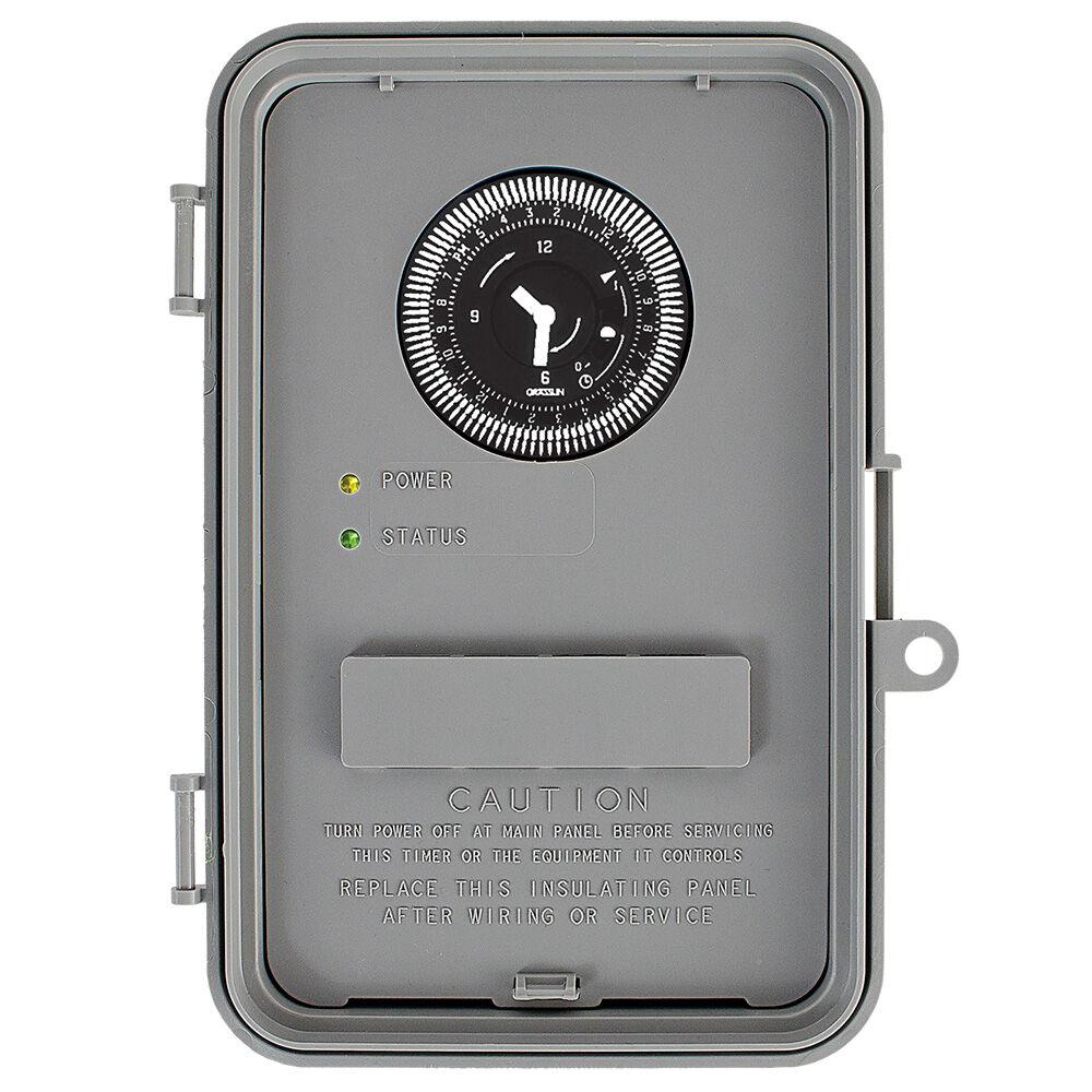 24 Hour 120-240V Water Heater Timer with Battery