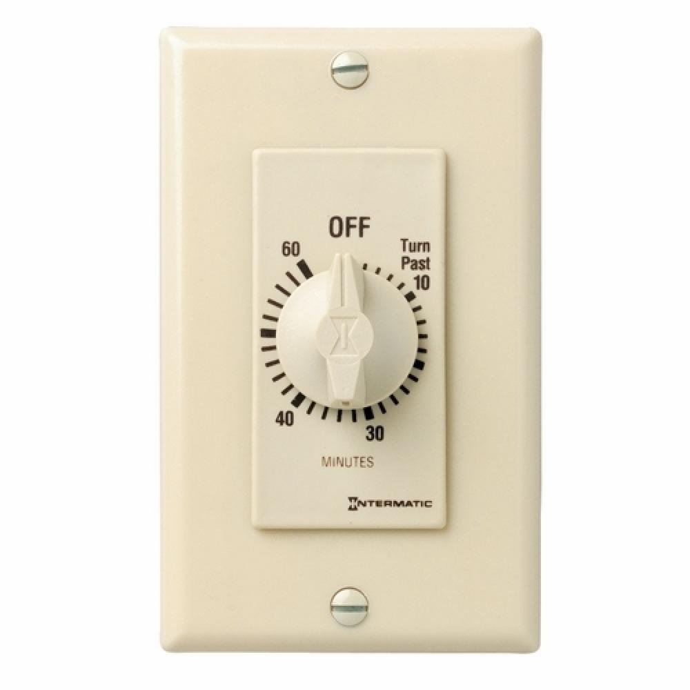 60 Minute 125-277 V DPST Ivory